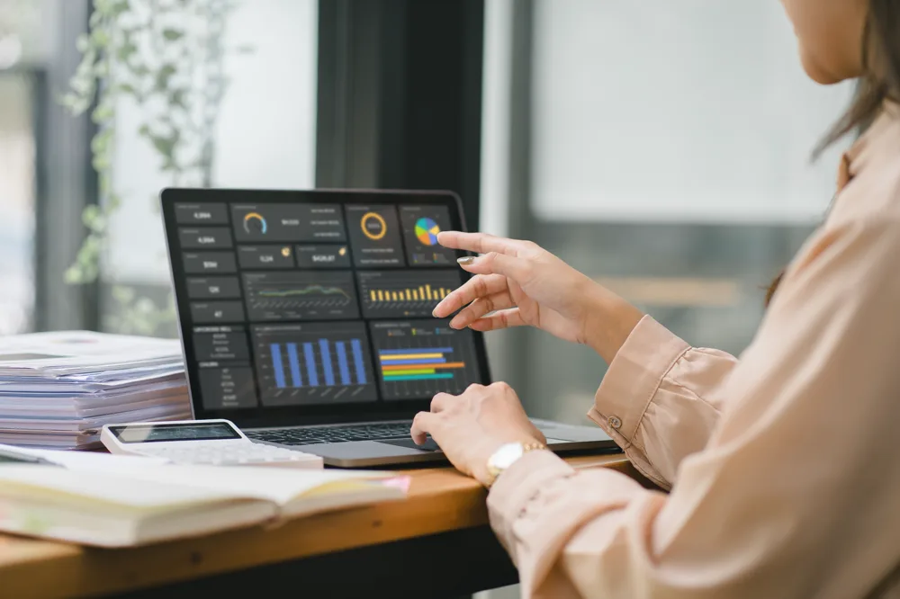 Analyse des indicateurs sur un tableau de bord